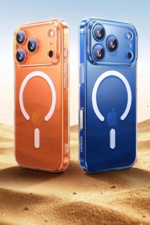 Magnetic Color Protection – Vibrant Transparent Case with Magnetic Charging Ring